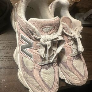 New Balance Blush and Cream Athletic Shoes